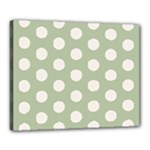 Polk Dots Seamless Pattern Canvas 20  x 16  (Stretched)