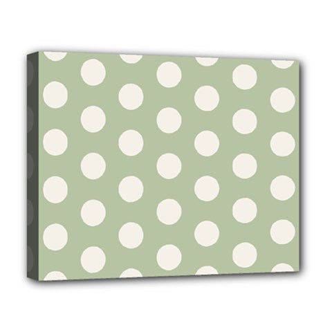 Polk Dots Seamless Pattern Deluxe Canvas 20  x 16  (Stretched) from ArtsNow.com