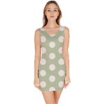 Polk Dots Seamless Pattern Bodycon Dress