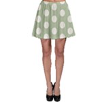 Polk Dots Seamless Pattern Skater Skirt