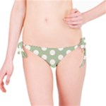 Polk Dots Seamless Pattern Bikini Bottoms