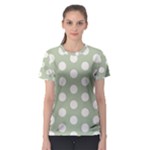 Polk Dots Seamless Pattern Women s Sport Mesh T-Shirt