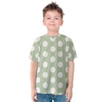 Polk Dots Seamless Pattern Kids  Cotton T-Shirt