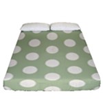 Polk Dots Seamless Pattern Fitted Sheet (Queen Size)