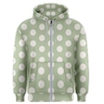 Polk Dots Seamless Pattern Men s Zipper Hoodie