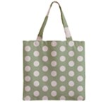 Polk Dots Seamless Pattern Zipper Grocery Tote Bag