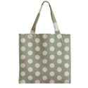 Zipper Grocery Tote Bag 