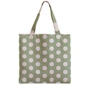 Zipper Grocery Tote Bag 