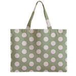 Polk Dots Seamless Pattern Zipper Mini Tote Bag