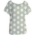 Polk Dots Seamless Pattern Women s Oversized T-Shirt