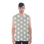 Polk Dots Seamless Pattern Men s Basketball Tank Top