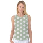 Polk Dots Seamless Pattern Women s Basketball Tank Top