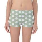 Polk Dots Seamless Pattern Boyleg Bikini Bottoms