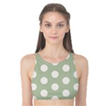 Polk Dots Seamless Pattern Tank Bikini Top