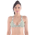 Polk Dots Seamless Pattern Plunge Bikini Top