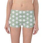 Polk Dots Seamless Pattern Reversible Boyleg Bikini Bottoms