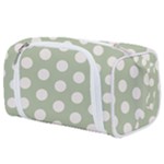 Polk Dots Seamless Pattern Toiletries Pouch