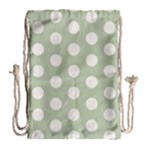 Polk Dots Seamless Pattern Drawstring Bag (Large)