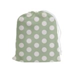 Polk Dots Seamless Pattern Drawstring Pouch (XL)