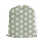 Polk Dots Seamless Pattern Drawstring Pouch (2XL)