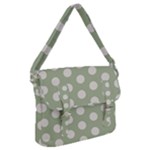 Polk Dots Seamless Pattern Buckle Messenger Bag