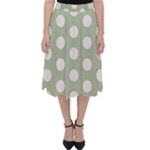 Polk Dots Seamless Pattern Classic Midi Skirt