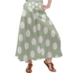 Polk Dots Seamless Pattern Women s Satin Palazzo Pants