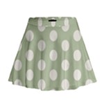 Polk Dots Seamless Pattern Mini Flare Skirt