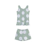 Polk Dots Seamless Pattern Kids  Boyleg Swimsuit