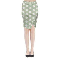 Polk Dots Seamless Pattern Midi Wrap Pencil Skirt from ArtsNow.com