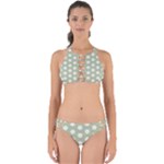 Polk Dots Seamless Pattern Perfectly Cut Out Bikini Set