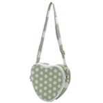 Polk Dots Seamless Pattern Heart Shoulder Bag