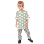 Polk Dots Seamless Pattern Kids  Raglan T-Shirt