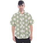 Polk Dots Seamless Pattern Men s Short Sleeve Shirt