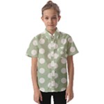 Polk Dots Seamless Pattern Kids  Short Sleeve Shirt