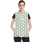 Polk Dots Seamless Pattern Women s Puffer Vest