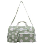 Polk Dots Seamless Pattern Sports Gym Duffle Bag with Shoe Compartment