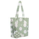 Polk Dots Seamless Pattern Everyday Shoulder Bag with Pouch Bag