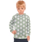 Polk Dots Seamless Pattern Kids  Hooded Pullover