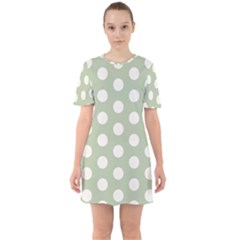 Sixties Short Sleeve Mini Dress 