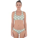 Polk Dots Seamless Pattern Cross Back Hipster Bikini Set