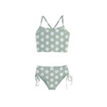 Polk Dots Seamless Pattern Girls  Tankini Swimsuit