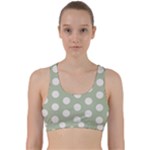 Polk Dots Seamless Pattern Back Weave Sports Bra