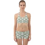 Polk Dots Seamless Pattern Back Web Gym Set