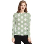 Polk Dots Seamless Pattern Women s Long Sleeve Rash Guard