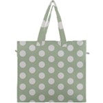 Polk Dots Seamless Pattern Canvas Travel Bag