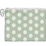 Polk Dots Seamless Pattern Canvas Cosmetic Bag (XXXL)