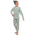 Polk Dots Seamless Pattern Kids  Long Sleeve Set 