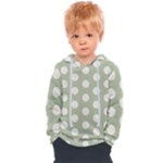 Polk Dots Seamless Pattern Kids  Overhead Hoodie