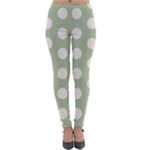 Polk Dots Seamless Pattern Lightweight Velour Leggings